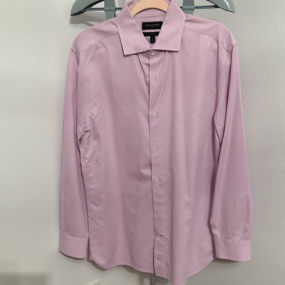 EUC Banana Republic Light Pink Men's Dress Shirt